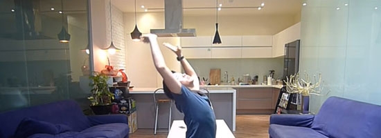 Put on your pants without using hands? Challenge accepted!