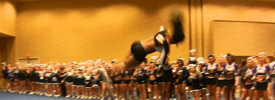 They always taunt her sport. Then she decided to do this, and everybody goes crazy!