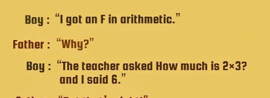 I got an F in maths…