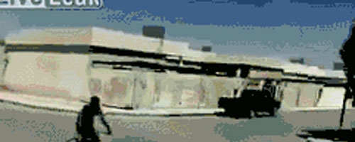 Gonna catch some air off this speed bump