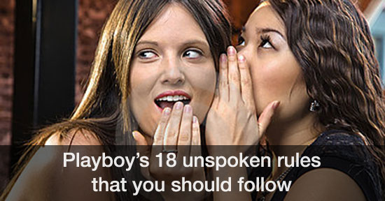 Playboy’s 18 unspoken rules of sex!