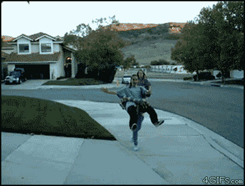 I refuse to believe that these girls aren’t getting carried away by zombies