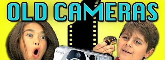How kids react to old cameras is funny… but distressing
