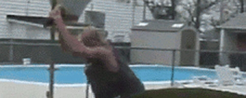 Mentos rocket in the face!