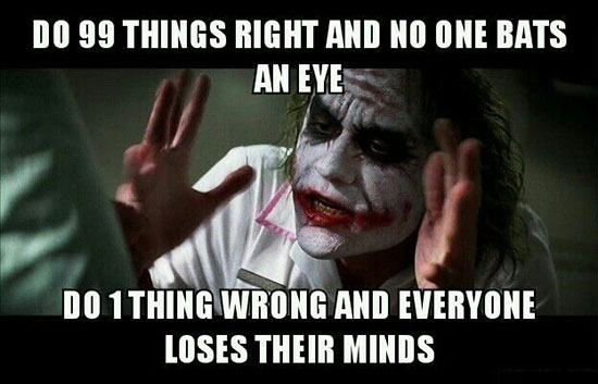 The Joker tells the truth!