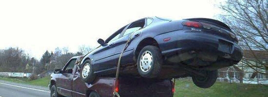Who needs a tow truck???