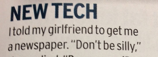 New technology is not a replacement for everything!