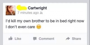 When you have a sibling…