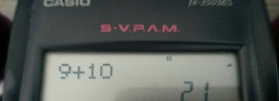 Wait! What’s 9+10?