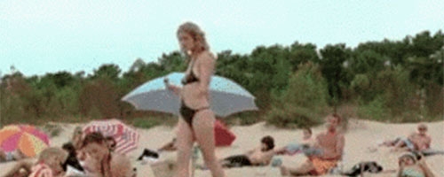 Funny prank at the beach…