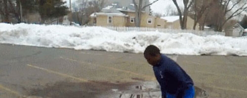 Splash around they said… It will be fun they said!
