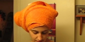 Could not stop laughing at this kitty helping her human get ready for bed!