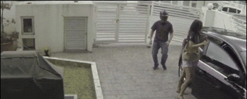 Lesson learned. Don’t mess with a girl with Louis Vutton bag