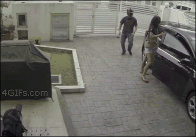 Lesson learned. Don’t mess with a girl with Louis Vutton bag