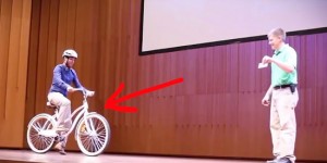 Everyone failed to ride this bicycle. The reason behind is mind-boggling