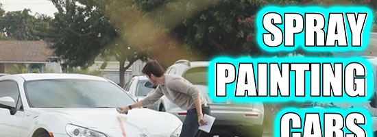 This guy sprays paint on double-parked cars and the drivers’ reactions are priceless!