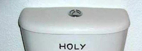 This must be a church toilet!