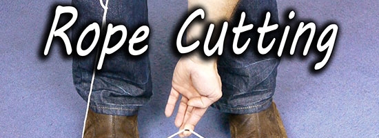 How to cut rope really quick in an emergency?
