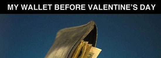 My wallet thanks me on Valentine’s day
