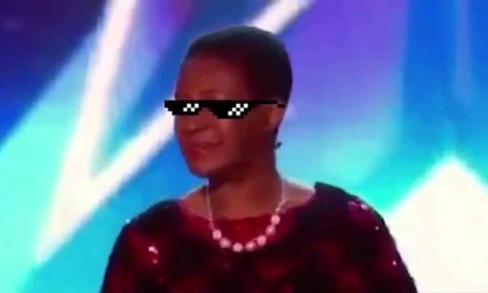 This woman is a true master of meta-comedy!