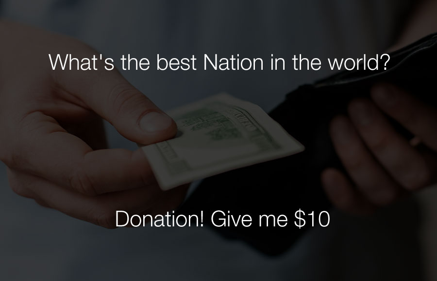 Dumb Jokes - Whats the best nation in the world?