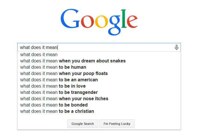 Funny Google Search Suggestions - What Does It Mean When Your Poop Floats
