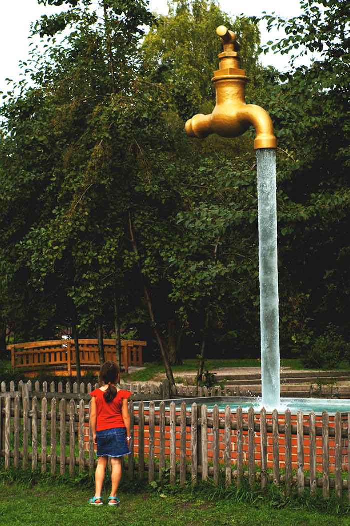 The Giant Tap Sculpture, Tecnopark Wintertur, Switzerland