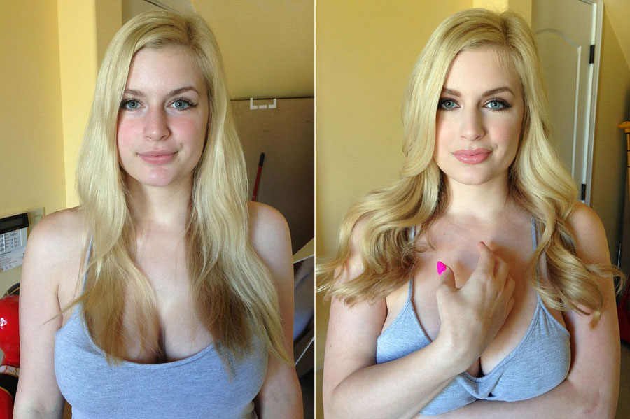 Incredible Before and After Makeup Photos - Danielle Delaunay