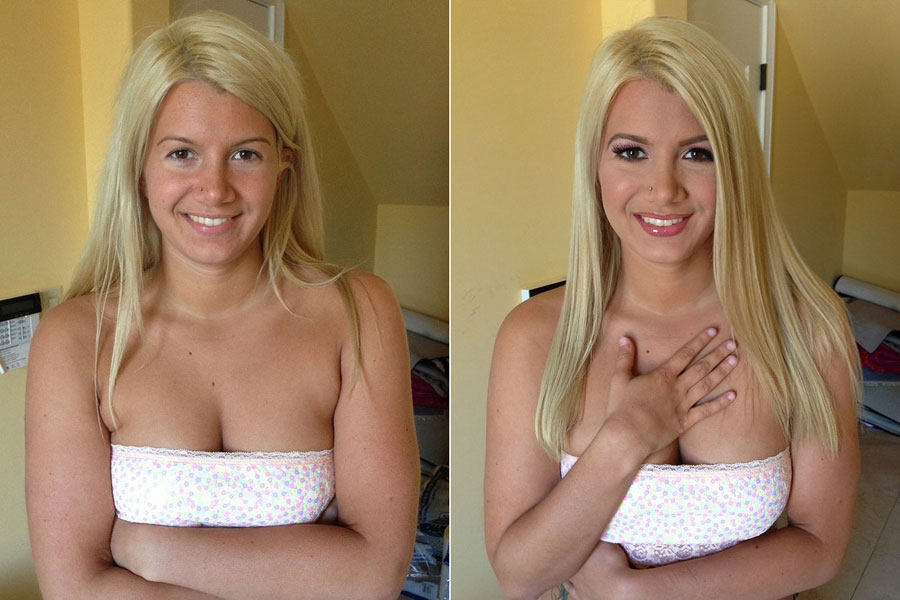 Stunning Before and After Makeup Photos - Laela Pryce