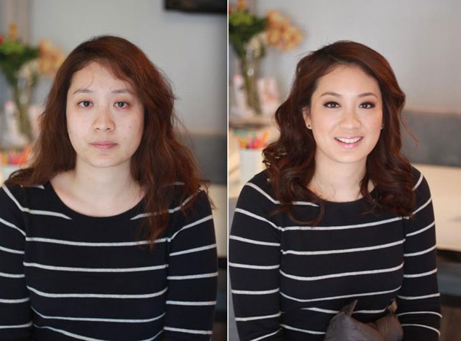 Before and After Makeup Transformation Photos