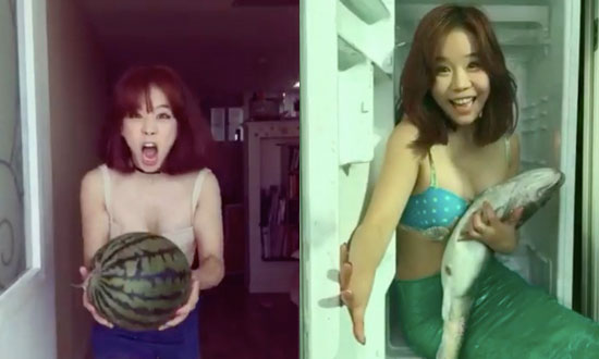 Internet Can’t Get Enough of This South Korean Girl Dancing Seductively With Food